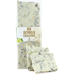 Nin Chocolate Fildişi Fıstıklı Beyoğlu Çikolatası 250 gr