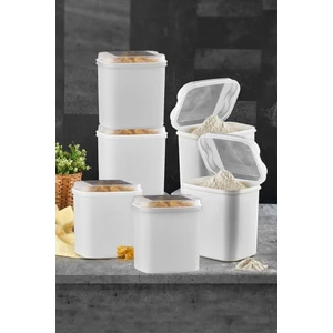 Vip Ahmet Un ve Bakliyat Kabı 4,5 Litre Beyaz 6'lı