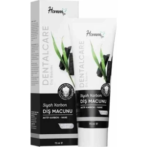 Homm Bitkisel Siyah Karbon Diş Macunu 75 ml Homm Bitkisel