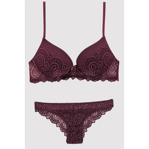 Pierre Cardin Rome Soft Push Up Takım 4740 Mürdüm