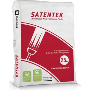 Saten Alçı 10 Kg Satentek Perdah