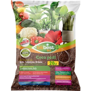 Cocopeat 20 lt  Hindistan Cevizi Torfu Bitki Toprağı  Alternatifi Direk Kullanıma Hazır