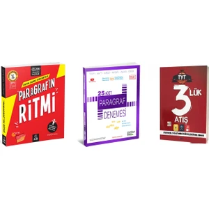 Arı Yayıncılık TYT AYT Paragrafın Ritmi + Üç Dört Beş Paragraf Denemesi + Oscar 3 Adet TYT Denemesi