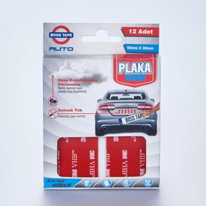 Boss Tape Plaka Yapıştırma Bandı - 3m