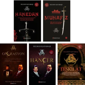 Selman Kayabaşı Seti Teşkilat-Hanedan-Operasyon-Muhafız-Hançer (5 Kitap)
