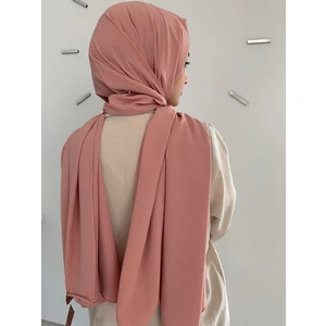 Medine Ipeği Şal -Koyu Pudra