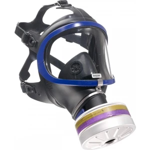 Draeger 6300 Tam Yüz Maskesi + A1B2E2K1 Hg Co No P3 Filtre