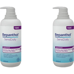 Sensidaily Pompalı Vücut Kremi 400 Ml 2 Adet