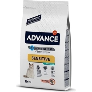 Sterilised Sensitive Somonlu Kısırlaştırılmış Yetişkin Kedi Maması 3 kg