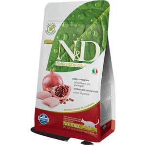 N-D Tahılsız Tavuklu Narlı Kısırlaştırılmış Kedi Maması 5 kg