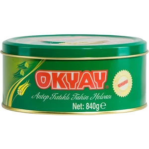 Tarsus Yöresel Okyay Antep Fıstıklı Teneke Helva 840 gr