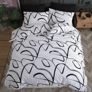 Cote Blanc Irregular Pamuk Ranforce Çift Kişilik Nevresim Takımı 200X220