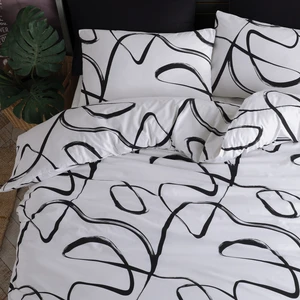 Cote Blanc Irregular  Pamuk Ranforce Tek Kişilik Nevresim Takımı 160X220