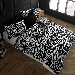 Cote Blanc Zebra  Pamuk Ranforce Battal Boy Nevresim Takımı 240X220