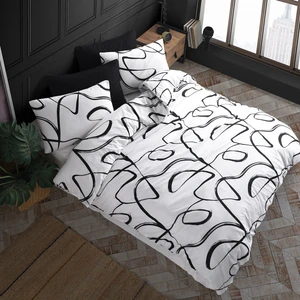 Cote Blanc Irregular  Pamuk Ranforce Battal Boy Nevresim Takımı 240X220