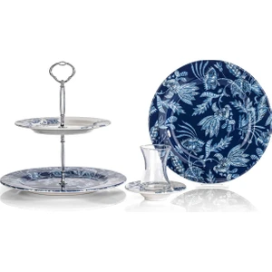 Glory Pasta Servis Seti -19 Prç.-Lacivert