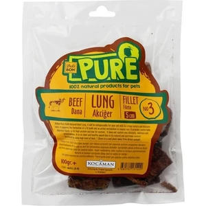 Kurutulmuş Fileto Dana Akciğer Köpek Ödül Maması 5 cm 100 gr