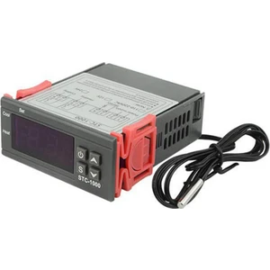 1000 LCD Prob Dijital Termostat - 12V - 2 Kanallı