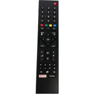 Bayırtech Arçelik Beko Smart Tv Netflix Tuşlu LED Tv Kumanda