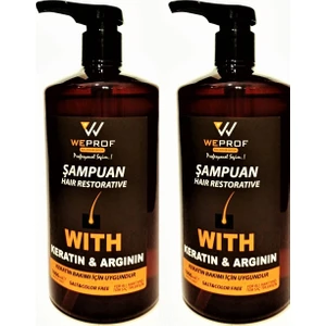 Wprof Keratin Şampuan 2 x 1 Lt