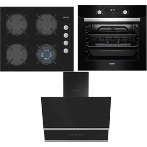 Siyah Dijital Ankastre Set (Af 7327 - Ad 8658 - Ao 3500)