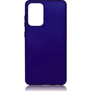 noktaks - Samsung Galaxy A72 - Kılıf Mat Soft Premier Silikon Kapak - Lacivert - T16926