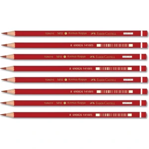 Kırmızı Kopya Kalemi - 8'li Set