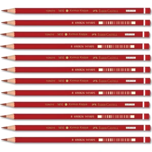 Kırmızı Kopya Kalemi - 12'li Set