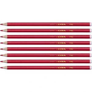 Kırmızı Kopya Kalemi - Pike - 8'li Set