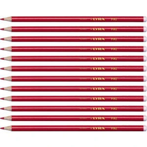 Kırmızı Kopya Kalemi - Pike - 12'li Set