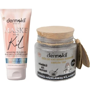 Maske Seti Aknejenik Maske + Kömürlü Kil Maskesi