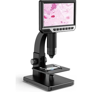 12MP 2000X 7 Inch IPS Ekran Dijital Mikroskop Şarjlı