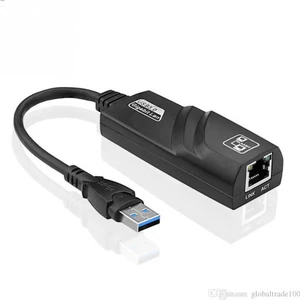 USB 3.0 To Gigabit Ethernet RJ45 Çevirici Adaptör 10/100/1000 Mbps