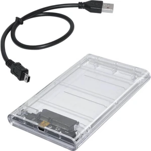 2.5 Inç Sata USB 2.0 HDD Harddisk Kutusu - Şeffaf