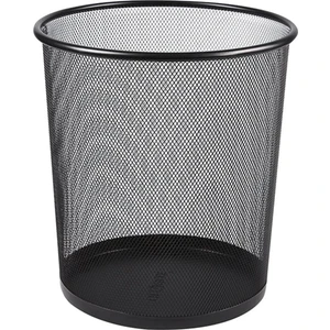 Delikli Çöp Kovası Siyah	