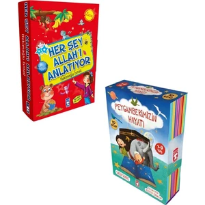 Her Şey Allahı Anlatıyor + Peygamberimizin Hayatı Set 20 Kitap