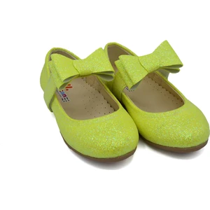 Odesa Ayakkabı Kız Çocuk Kurdeleli Simli Renkli Babet