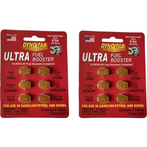 Dyno Tab Ultra Yakıt Performans Arttırıcı ve Sistem temizleyici (Benzin ve Dizel) 2 li Set