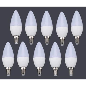 10'lu LED Buji Ampul 7 W