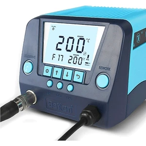 BK881 Intelligent 2 In 1 Lehimleme ve Sıcak Havya Istasyonu 650W