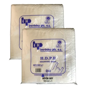 Market Poşeti 1kg - Büyük Boy 180 2 'li