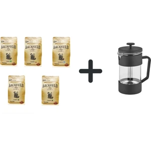 Backfield Roasting Co. Filtre Kahve Deneme Paketi 85 gr x 5'li + French Press