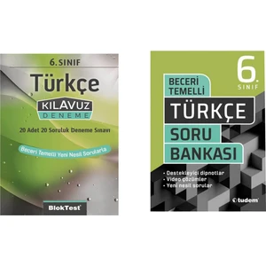 Tudem Yayınları 6. Sınıf Türkçe Beceri Temelli Soru Bankası + Klavuz Deneme Seti