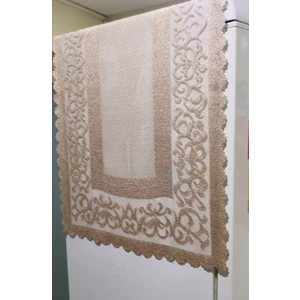 Örme Pano Desen Buzdolabı Örtüsü 55X160 cm