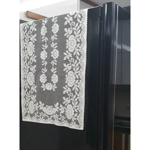 Örme Pano Desen Buzdolabı Örtüsü 55X160 cm