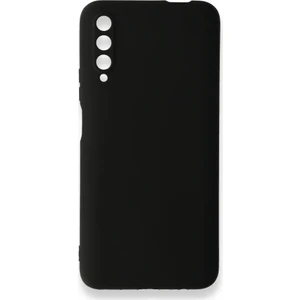 Dtech Huawei P Smart Pro / Y9S Kılıf Yumuşak Dokulu Silikon + Ekran Koruyucu Cam  Siyah