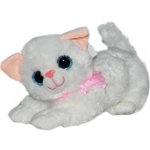 Osman Kızılkaya Peluş Miyavlayan Kedi  - 1609032 -Beyaz