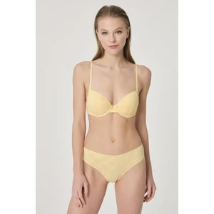 Sarı Elpıs Badem Boş Cup Tek Sütyen