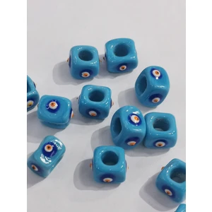 Livza Bijuteri Cam Nazar Bordum Boncuğu 10-12 mm 3 Adet