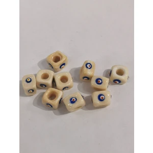 Livza Bijuteri Cam Nazar Bordum Boncuğu 10-12 mm 3 Adet